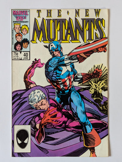 New Mutants #40 Marvel Comic Book