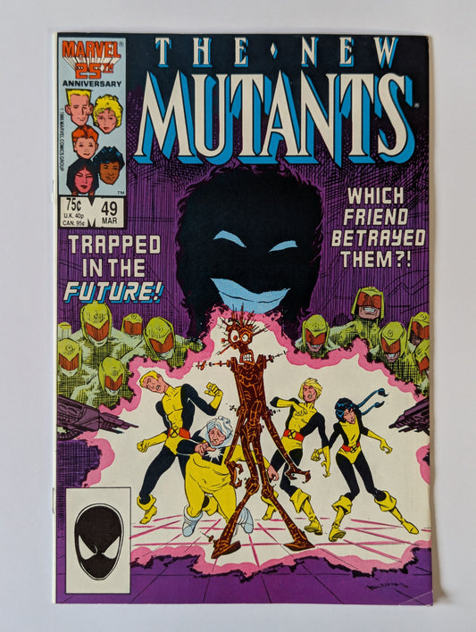 New Mutants #49 Marvel Comic Book