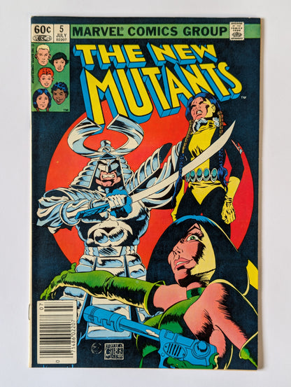 New Mutants #5 Marvel Comic Book
