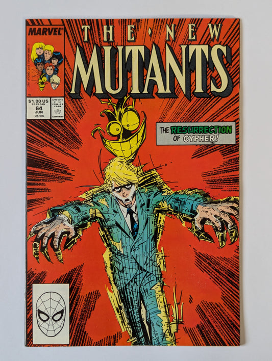 New Mutants #64 Marvel Comic Book