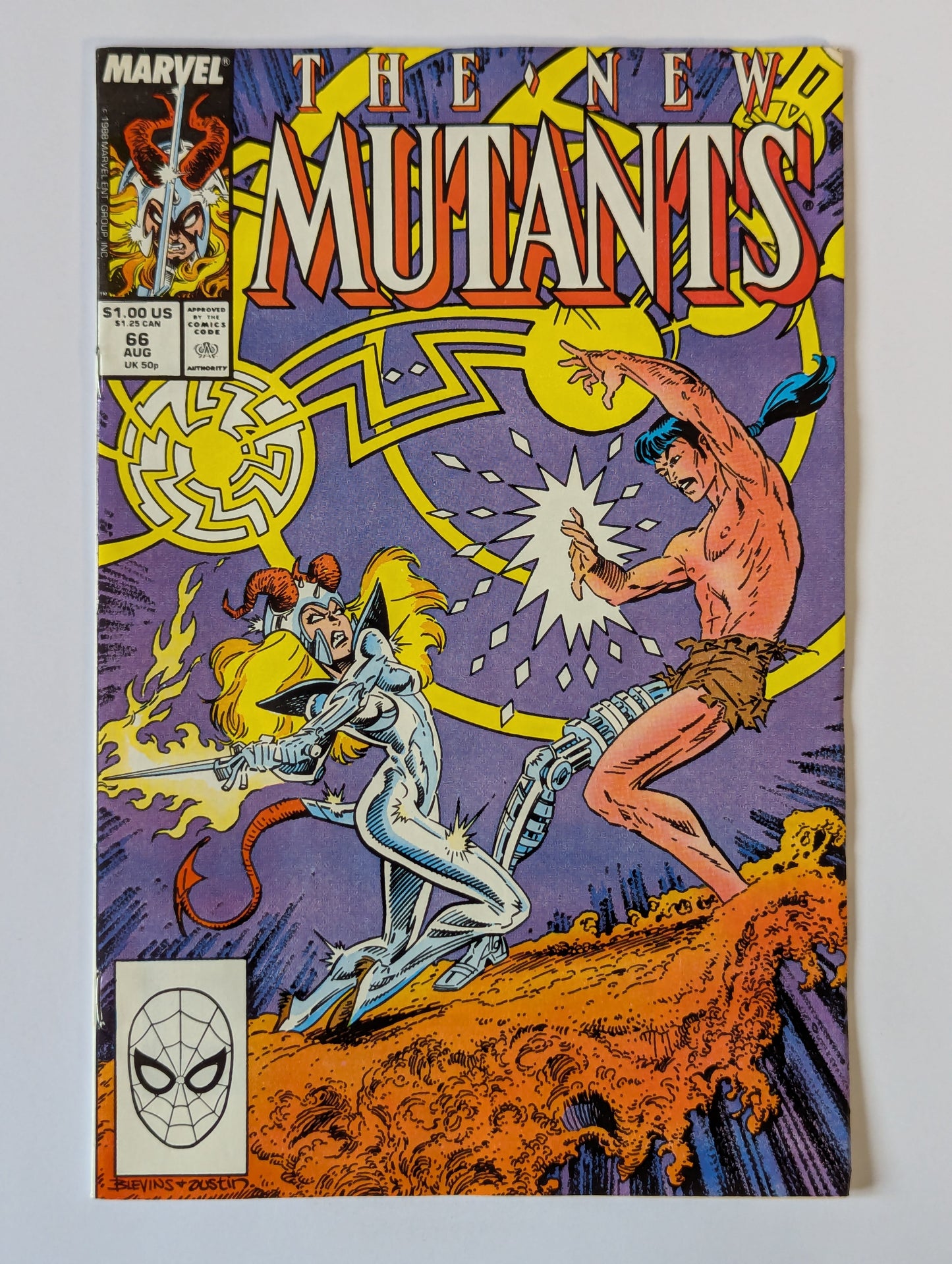 New Mutants #66 Marvel Comic Book
