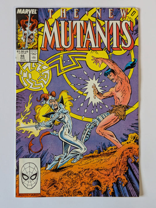 New Mutants #66 Marvel Comic Book