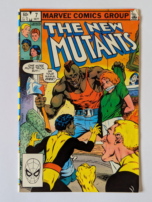 New Mutants #7 Marvel Comic Book