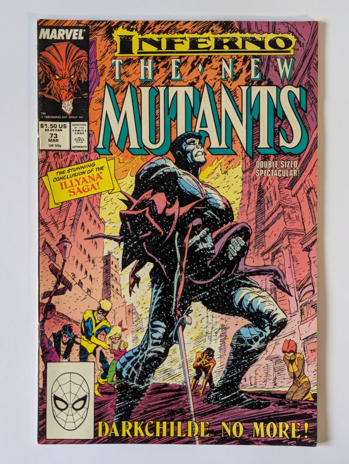 New Mutants #73 Marvel Comic Book