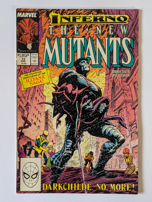 New Mutants #73 Marvel Comic Book