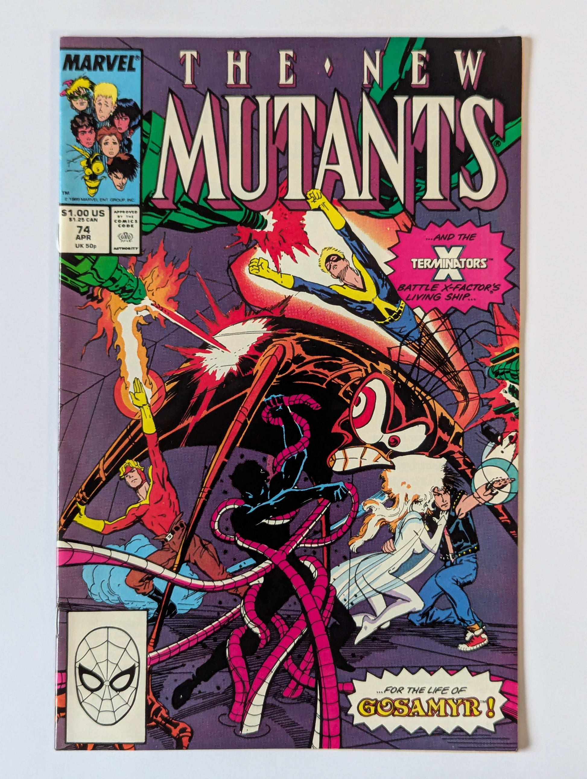 New Mutants #74 Marvel Comic Book