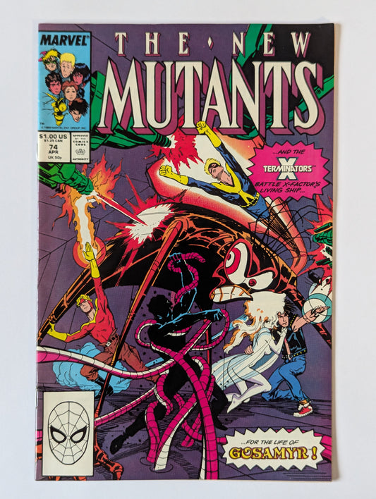 New Mutants #74 Marvel Comic Book