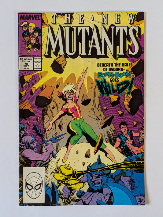 New Mutants #79 Marvel Comic Book