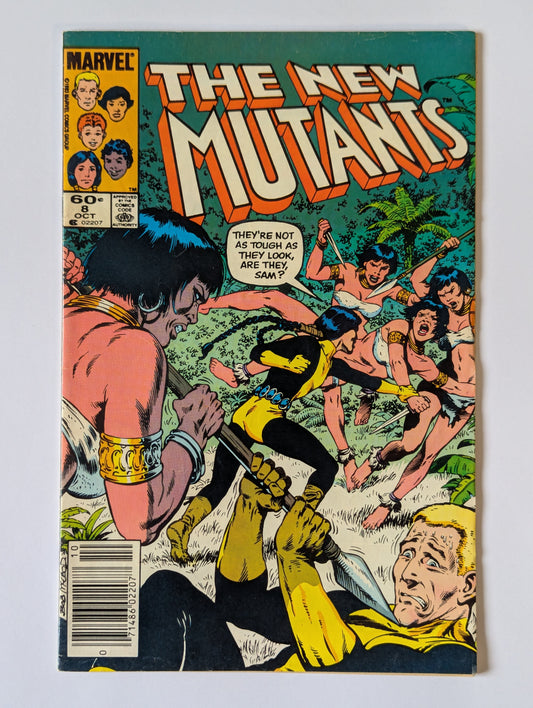 New Mutants #8 Marvel Comic Book