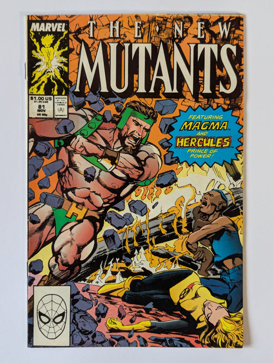 New Mutants #81 Marvel Comic Book