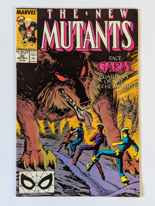 New Mutants #82 Marvel Comic Book