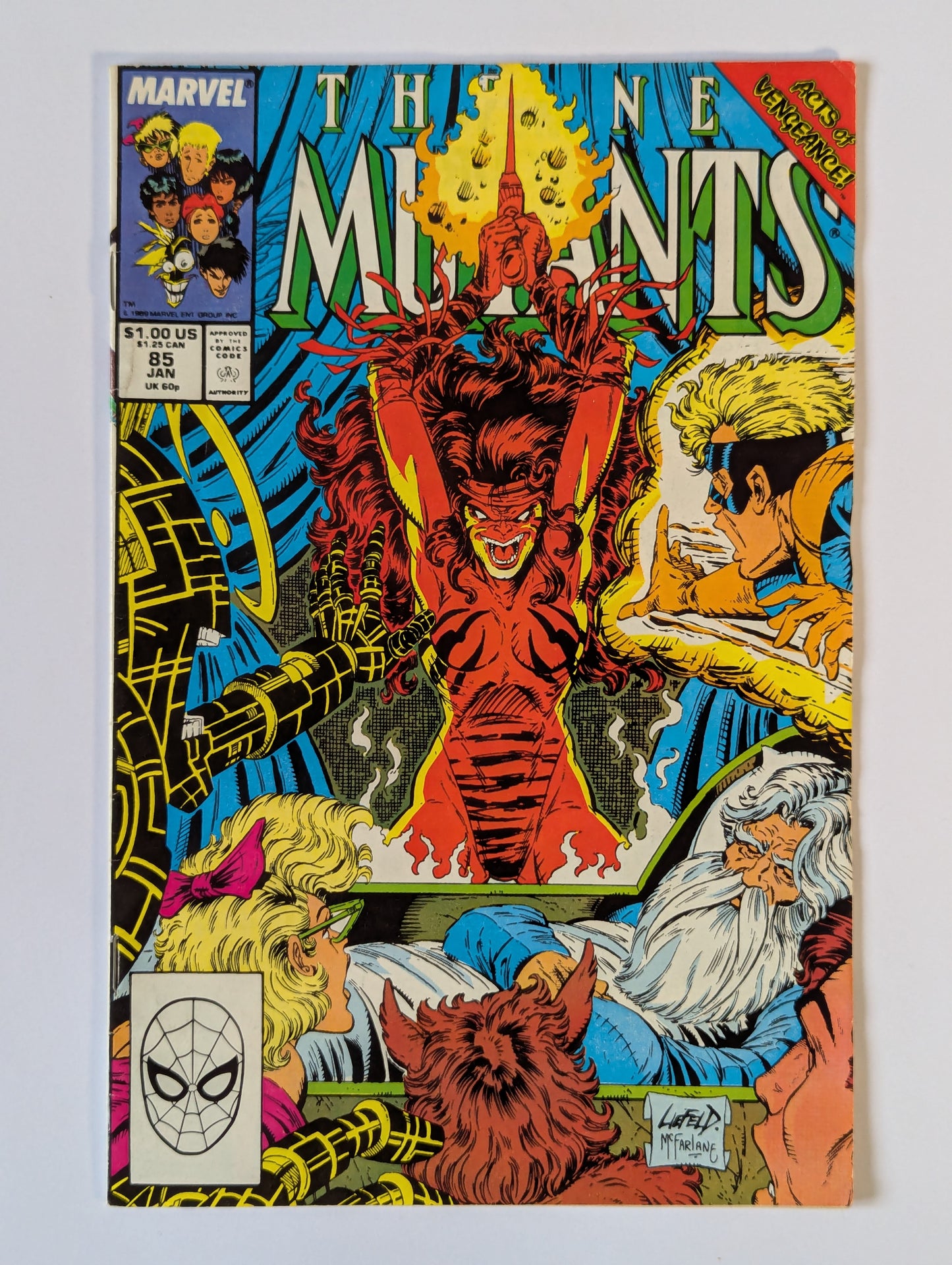 New Mutants #85 Marvel Comic Book