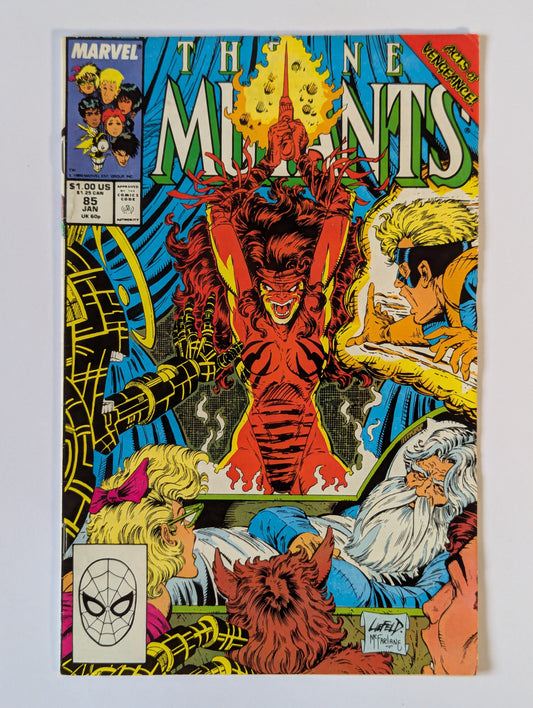 New Mutants #85 Marvel Comic Book