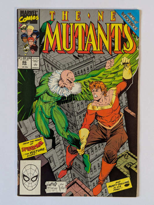 New Mutants #86 Marvel Comic Book