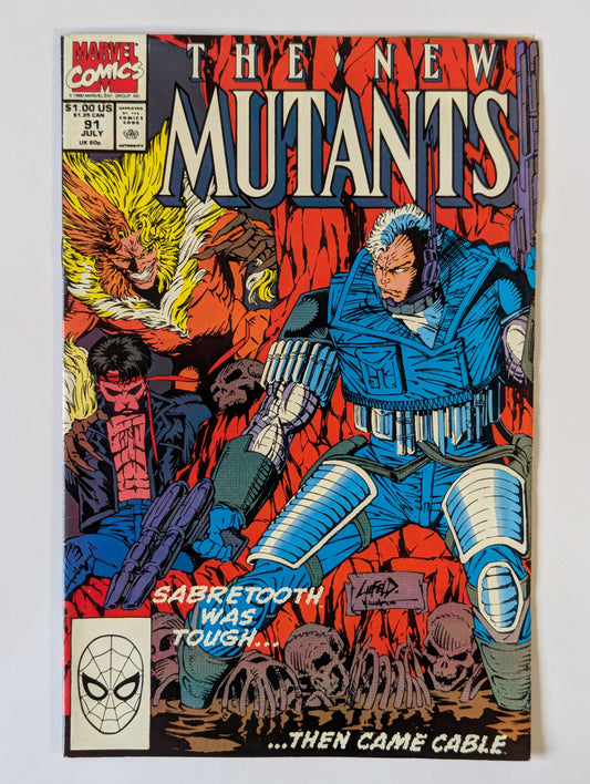 New Mutants #91 Marvel Comic Book