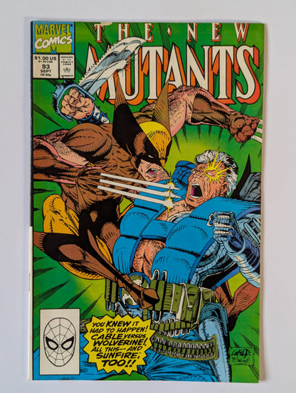 New Mutants #93 Marvel Comic Book