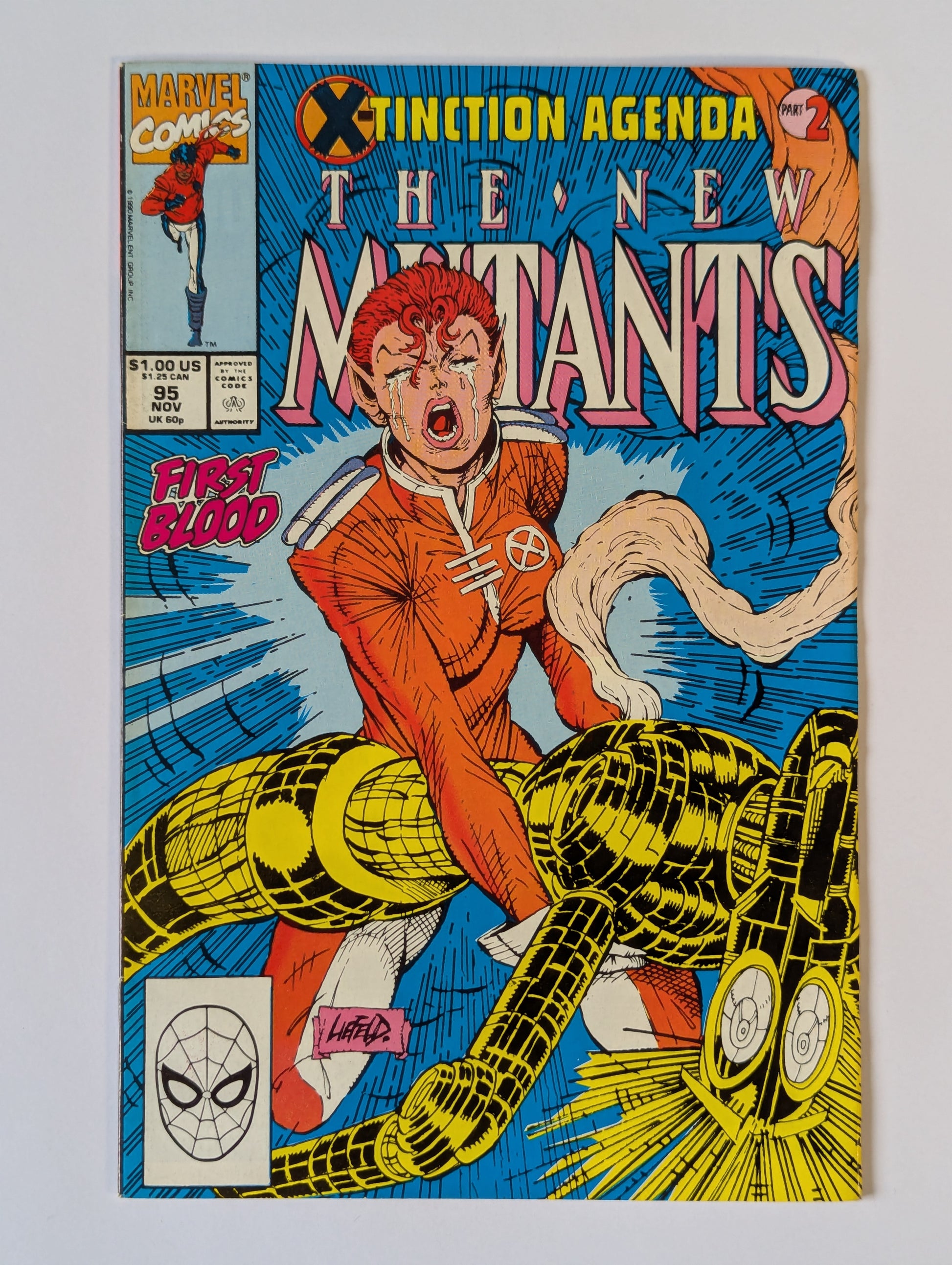 New Mutants #95 Marvel Comic Book