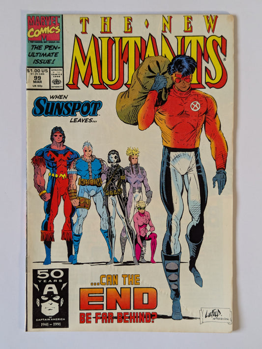 New Mutants #99 Marvel Comic Book