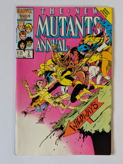 New Mutants Annual #2 Marvel Comic Book