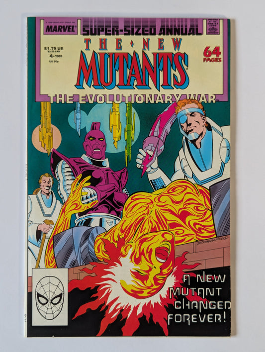 New Mutants Annual #4 Marvel Comic Book