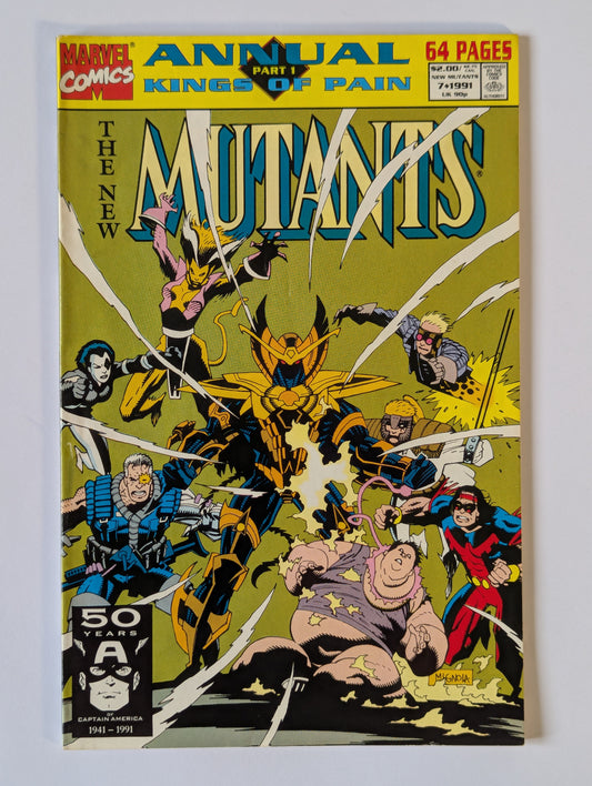 New Mutants Annual #7 Marvel Comic Book