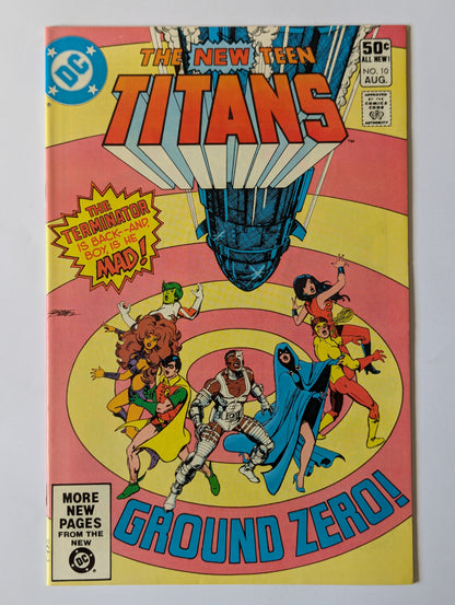 New Teen Titans #10 DC Comic Book