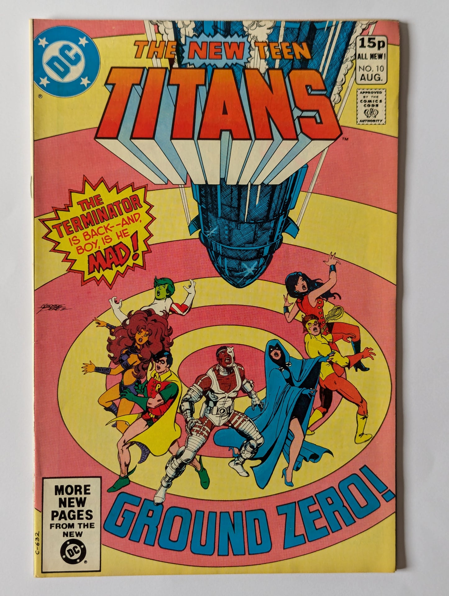 New Teen Titans #10 DC Comic Book