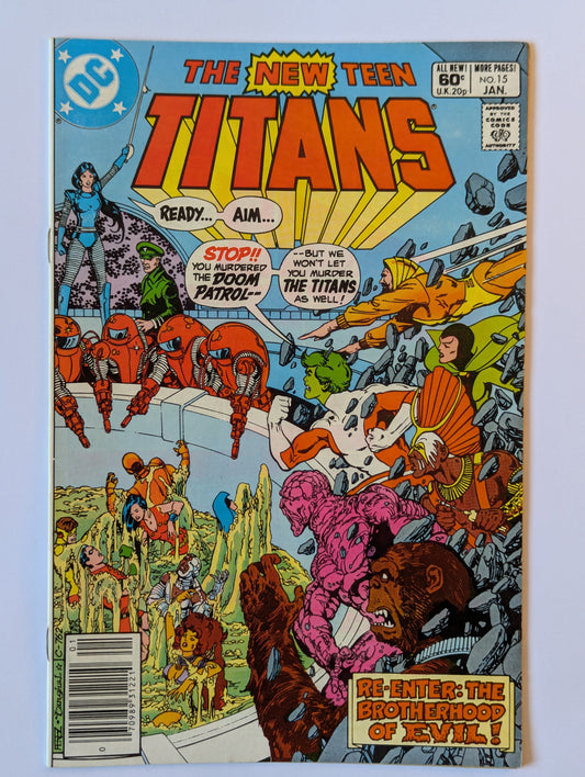 New Teen Titans #15 DC Comic Book