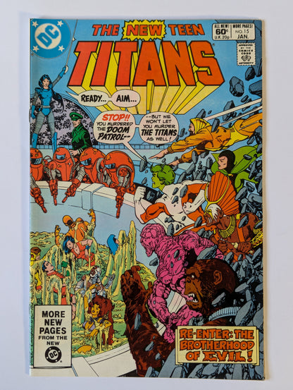 New Teen Titans #15 DC Comic Book