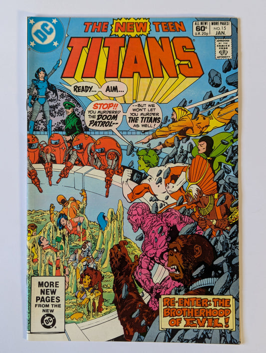 New Teen Titans #15 DC Comic Book