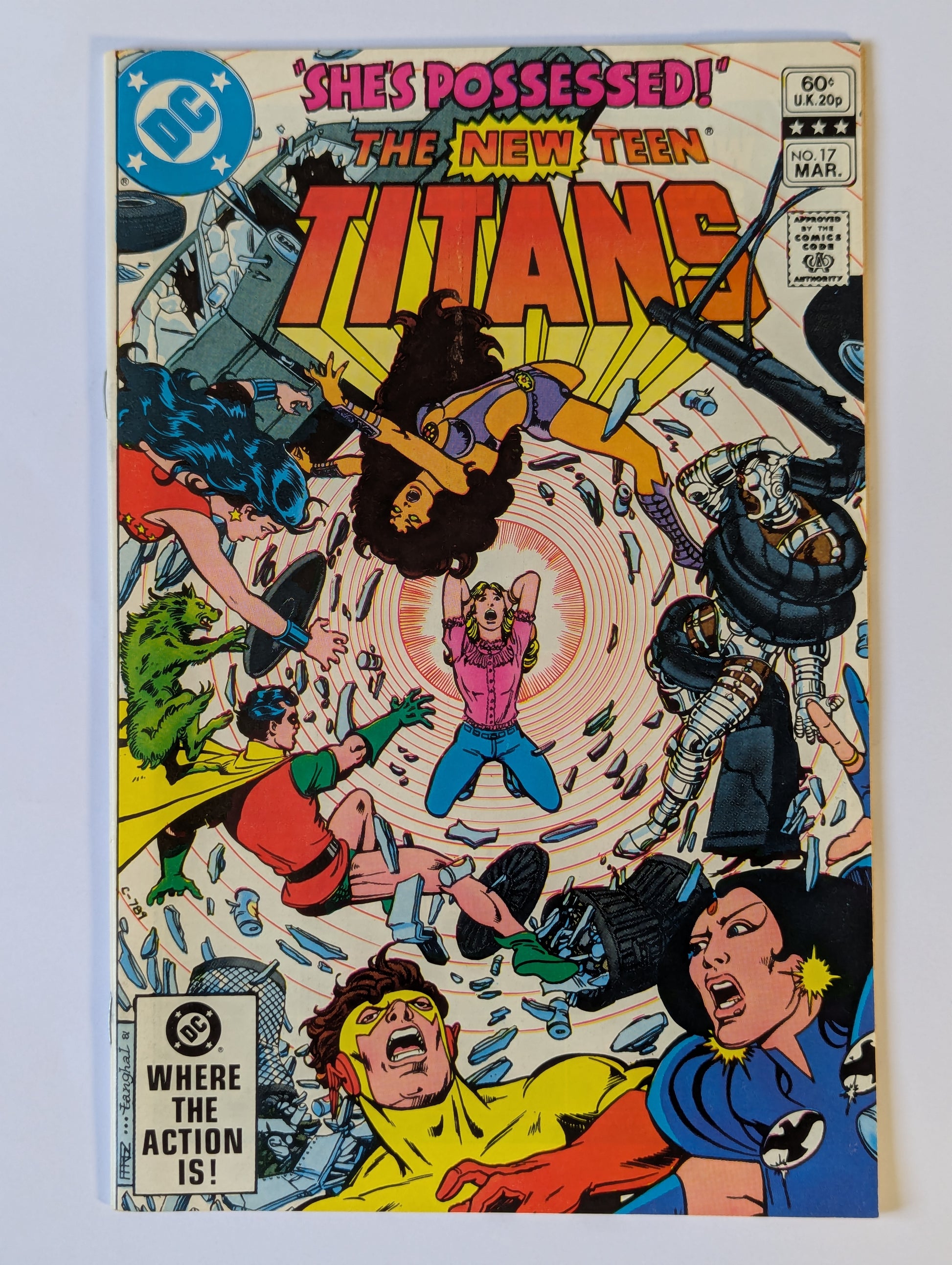 New Teen Titans #17 DC Comic Book