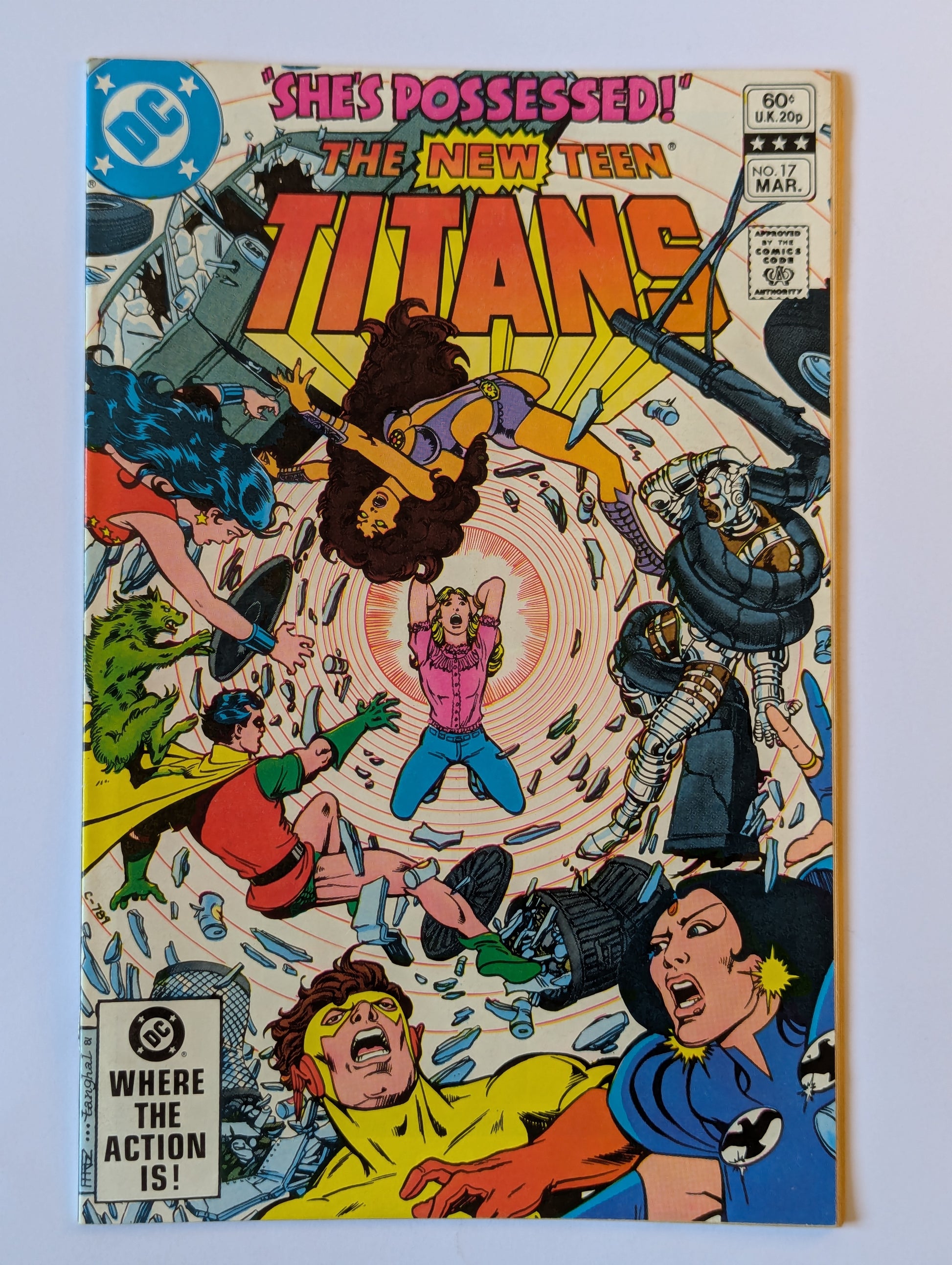 New Teen Titans #17 DC Comic Book