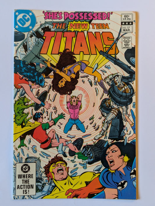 New Teen Titans #17 DC Comic Book