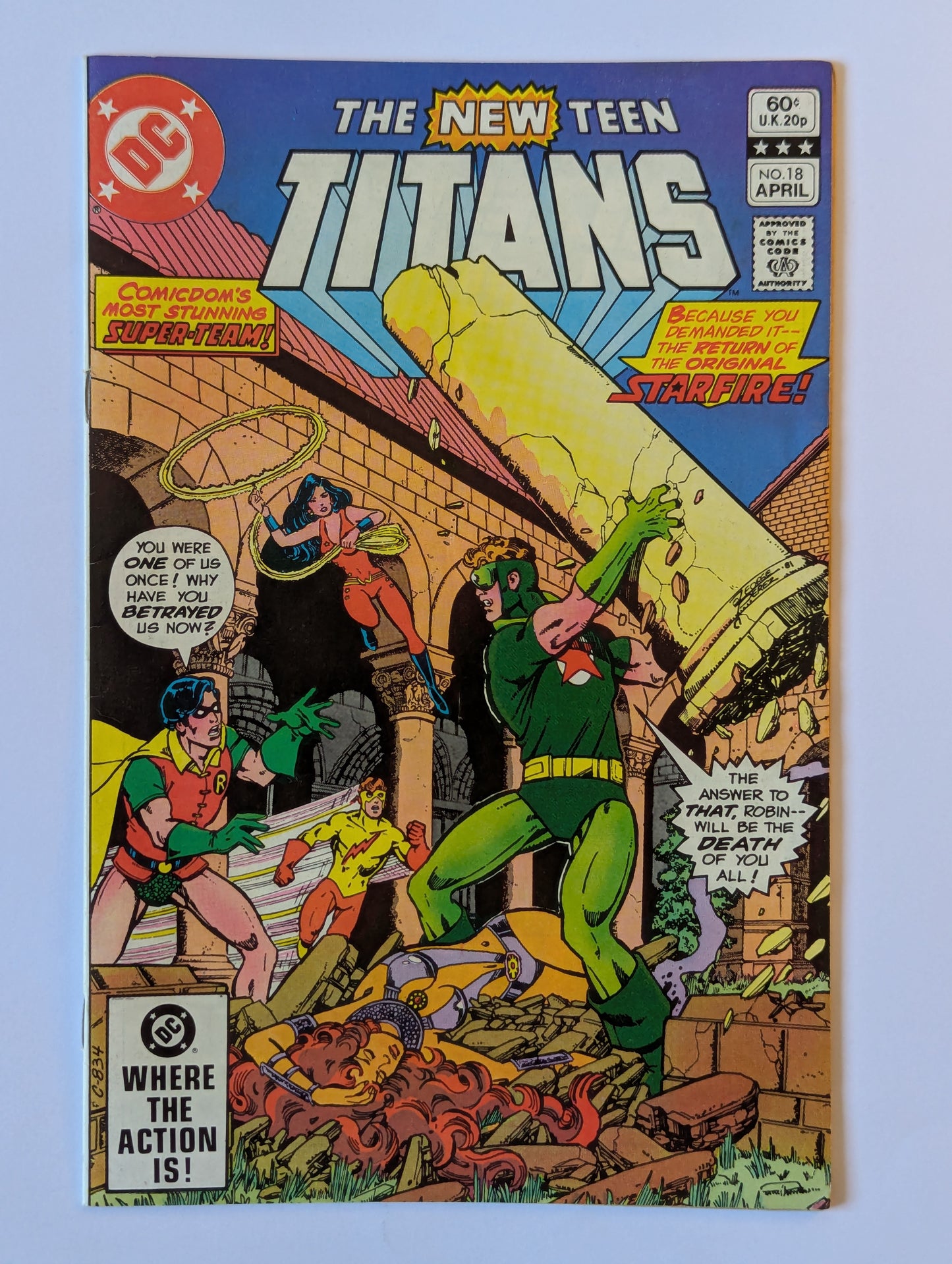 New Teen Titans #18 DC Comic Book