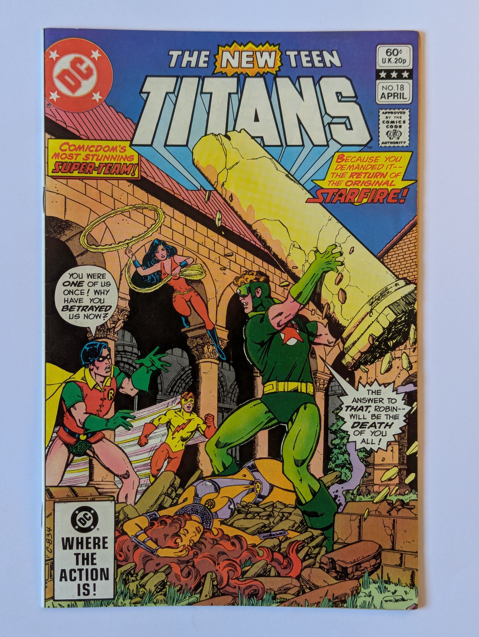 New Teen Titans #18 DC Comic Book