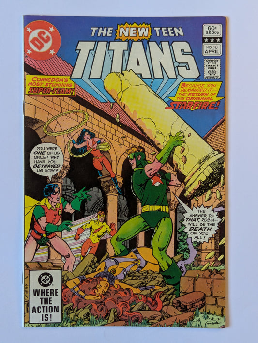 New Teen Titans #18 DC Comic Book