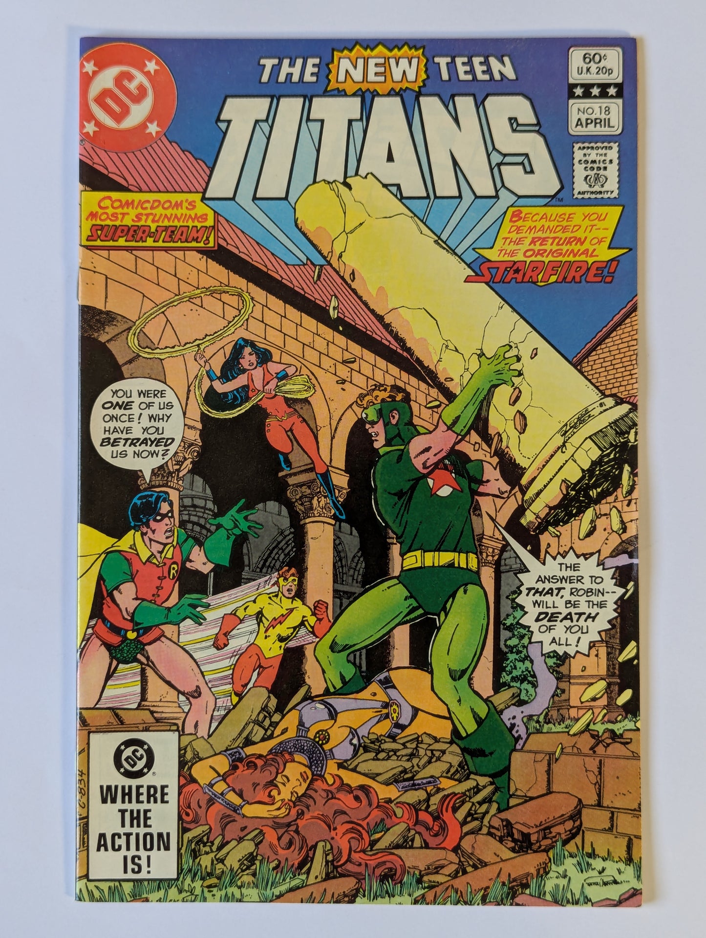 New Teen Titans #18 DC Comic Book