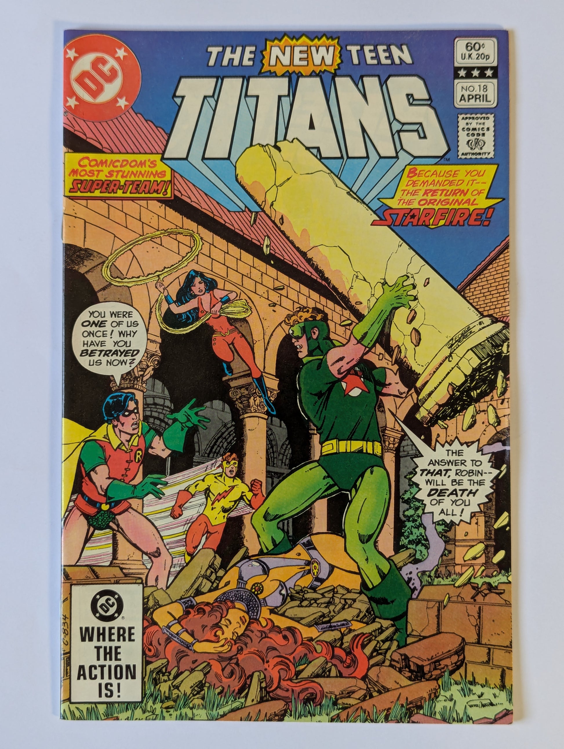 New Teen Titans #18 DC Comic Book