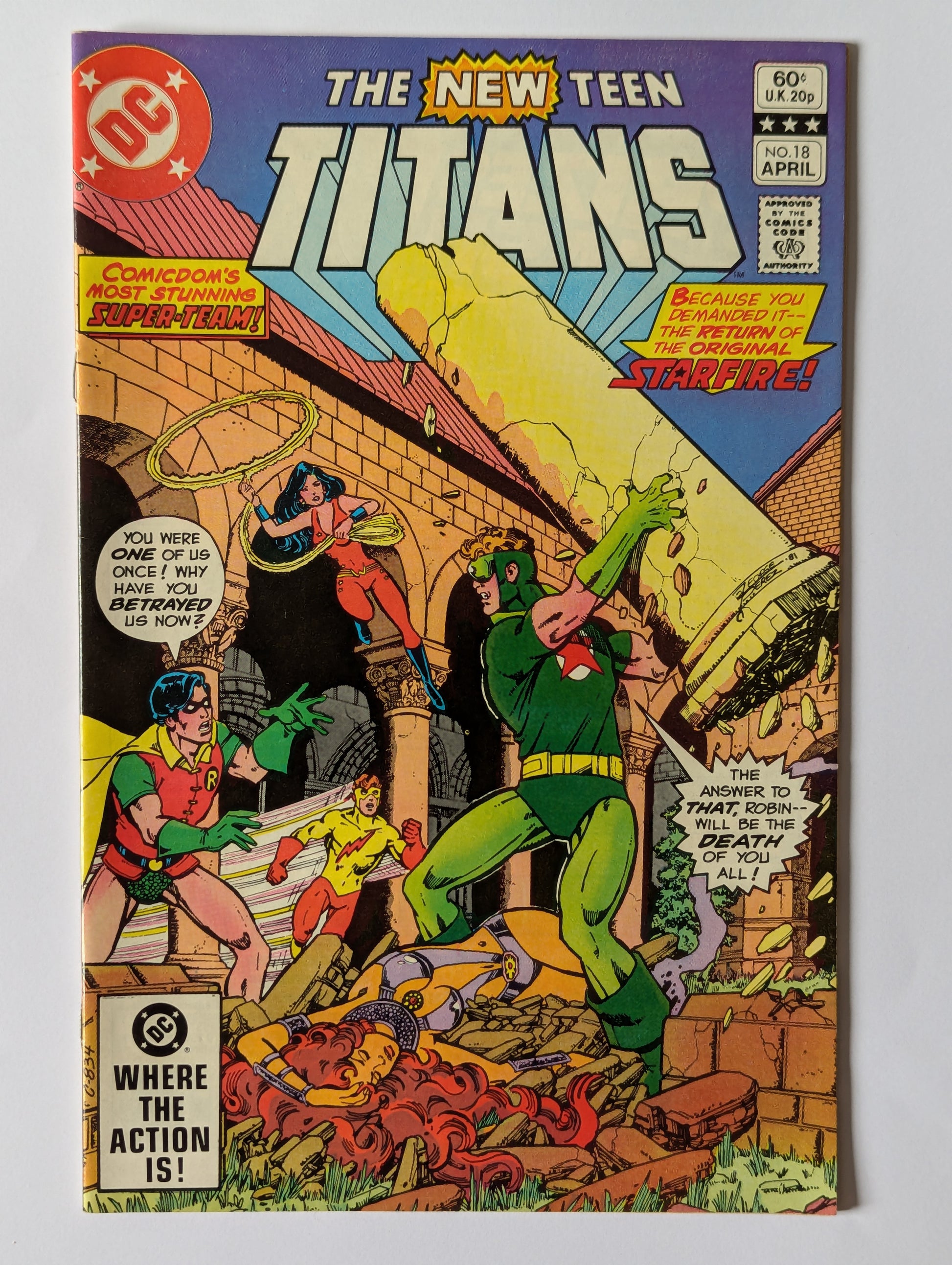 New Teen Titans #18 DC Comic Book