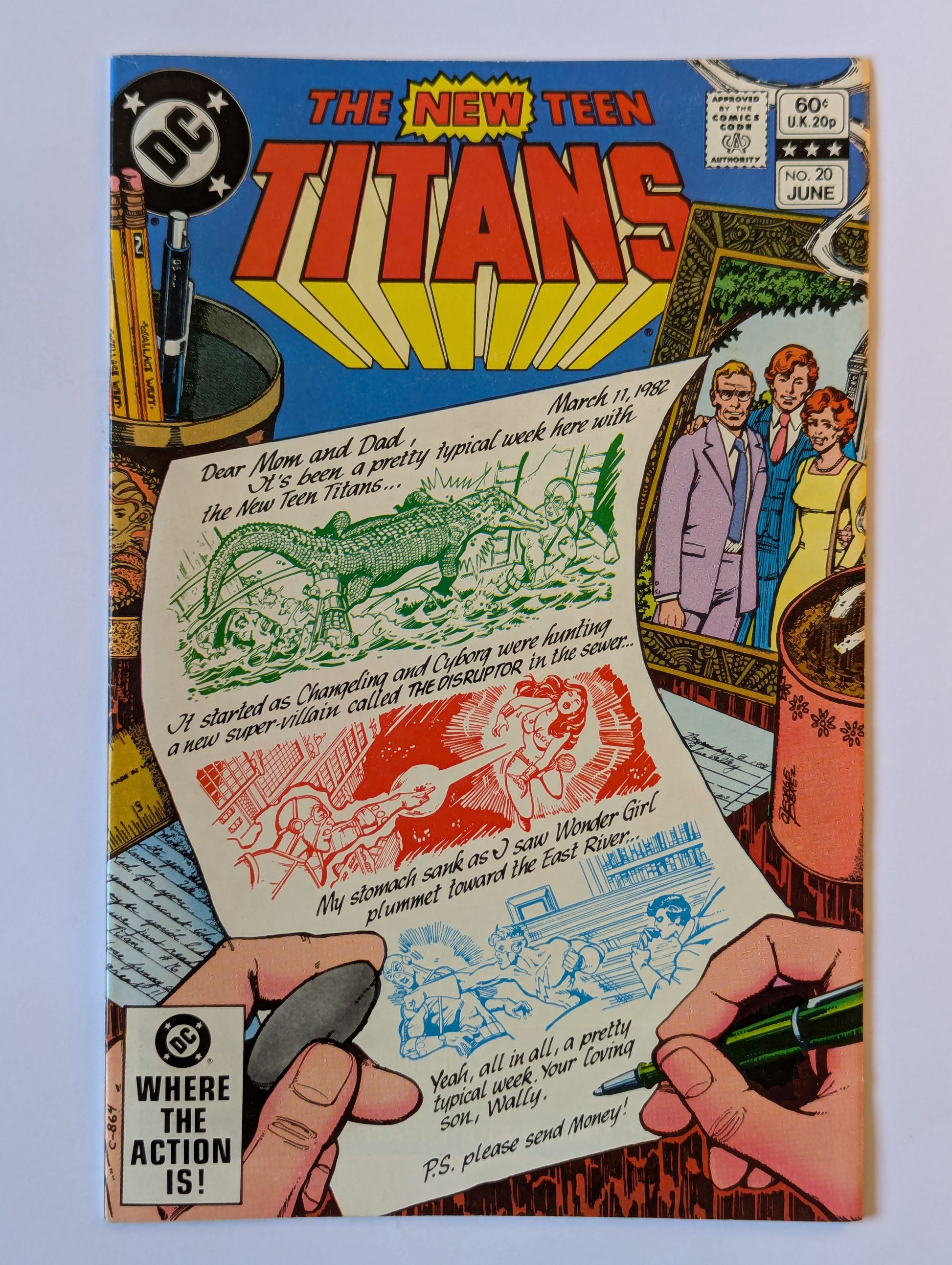 New Teen Titans #20 DC Comic Book