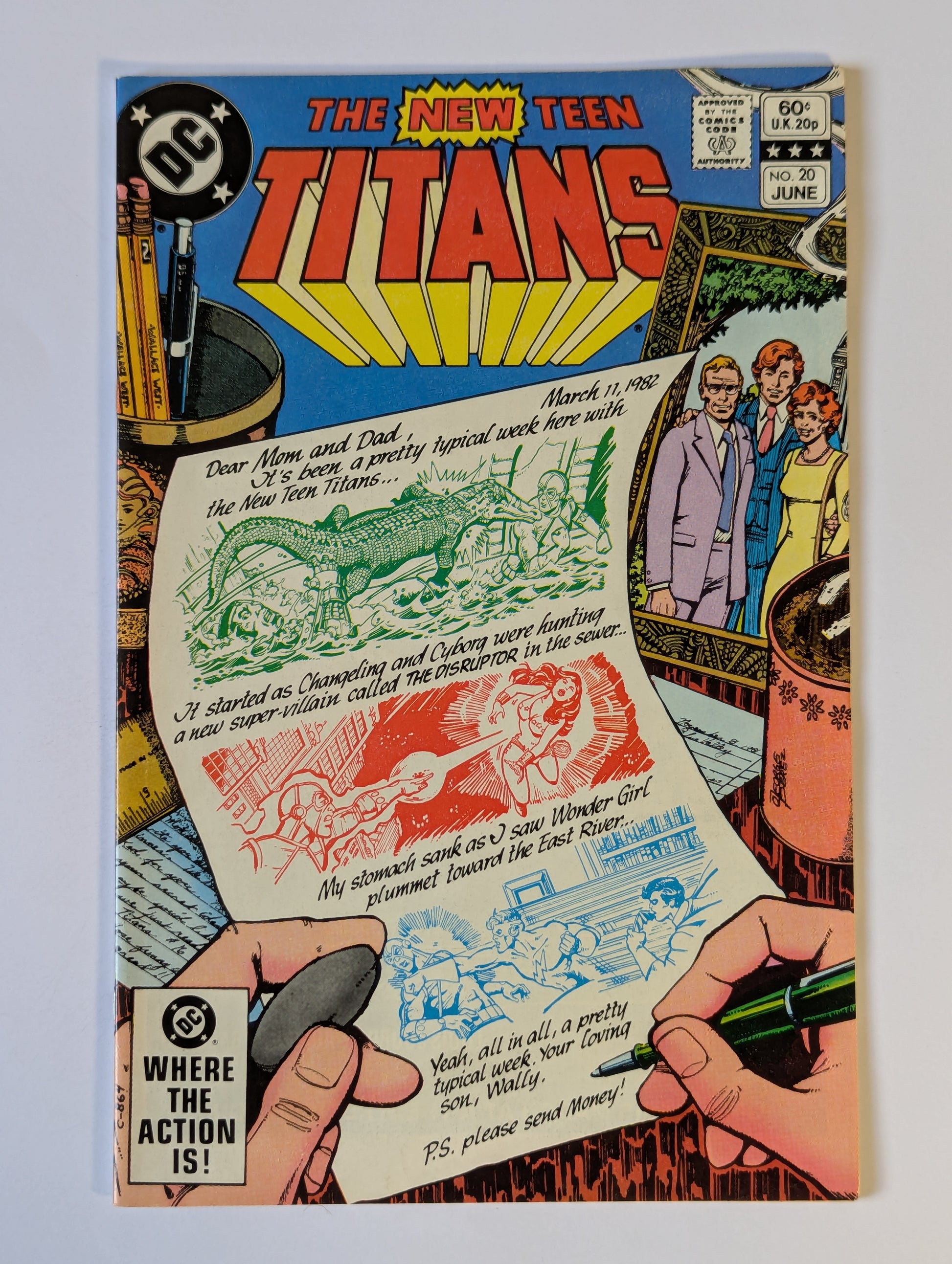 New Teen Titans #20 DC Comic Book