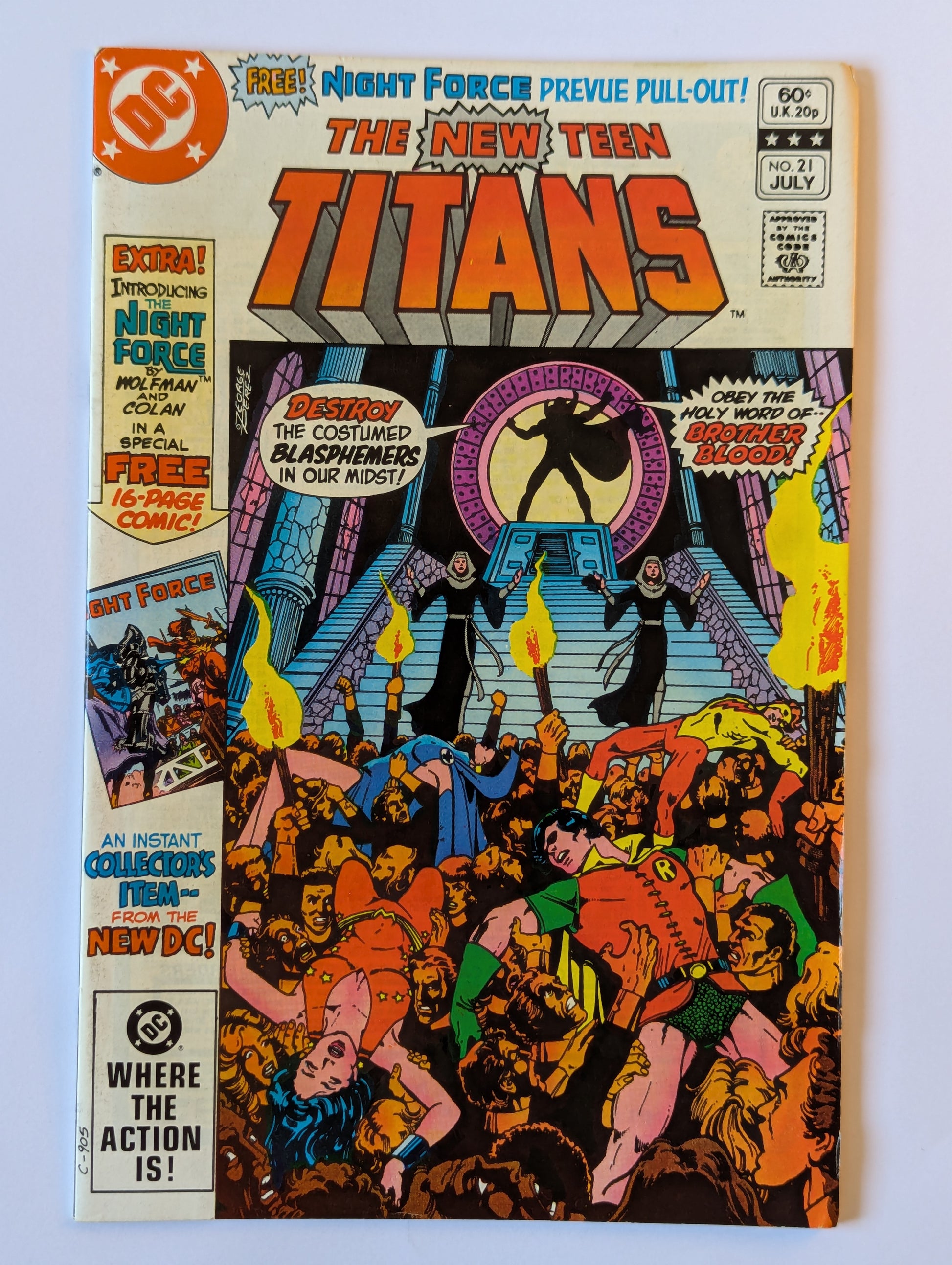 New Teen Titans #21 DC Comic Book