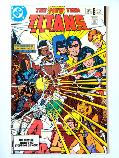 New Teen Titans #34 DC Comic Book