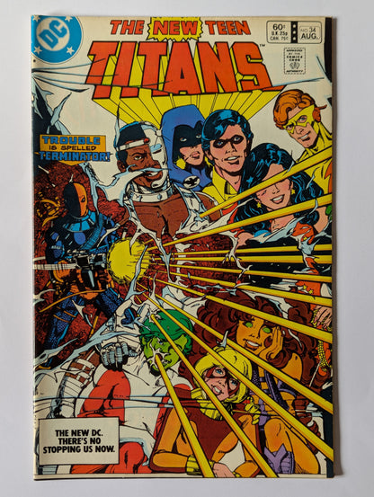 New Teen Titans #34 DC Comic Book