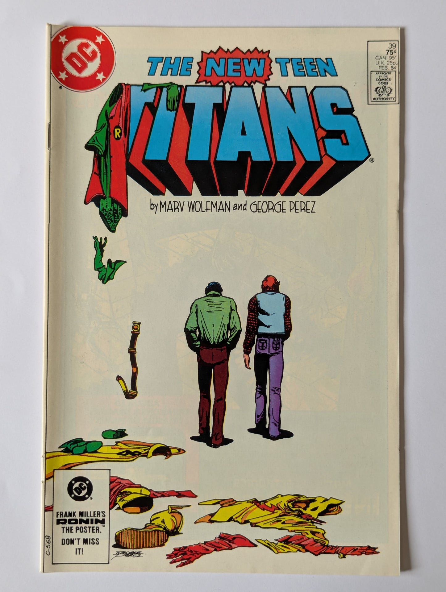 New Teen Titans #39 DC Comic Book