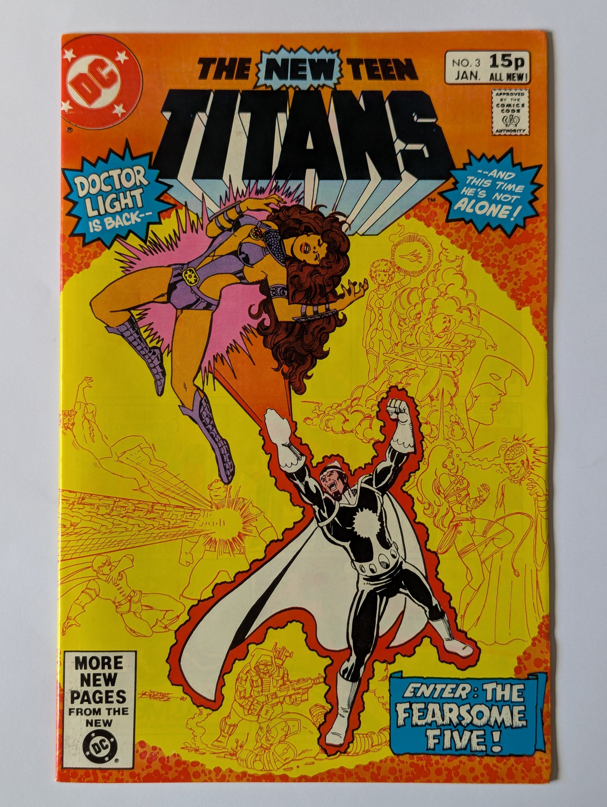 New Teen Titans #3 DC Comic Book