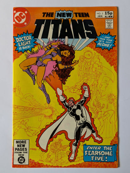 New Teen Titans #3 DC Comic Book