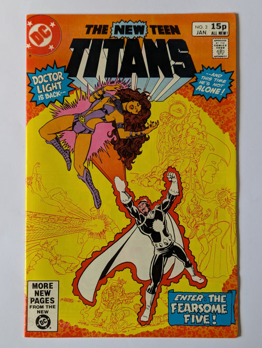 New Teen Titans #3 DC Comic Book