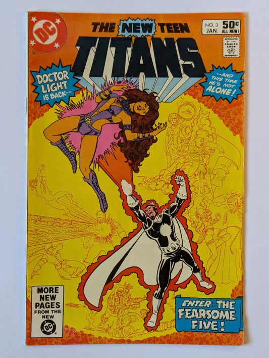 New Teen Titans #3 DC Comic Book