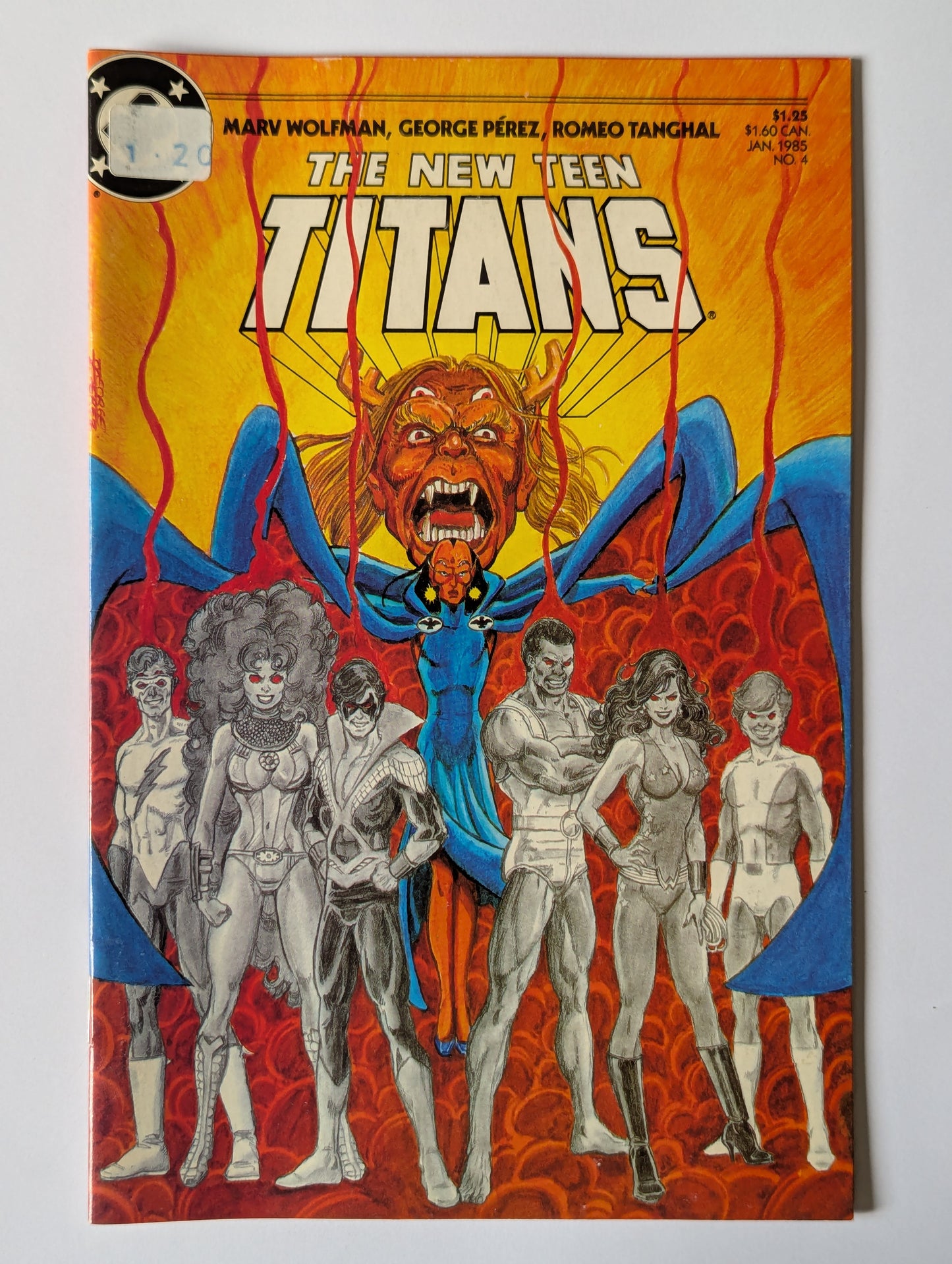New Teen Titans #4 DC Comic Book